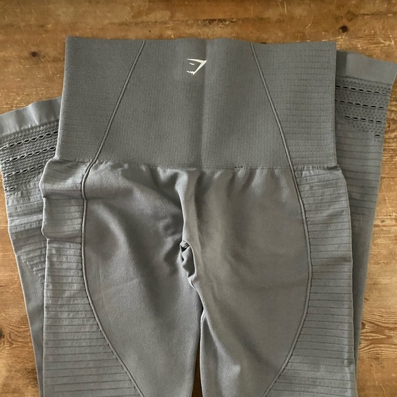 SOLD Gymshark Original Seamless Leggings Grey Sz S - Picture 5 of 5